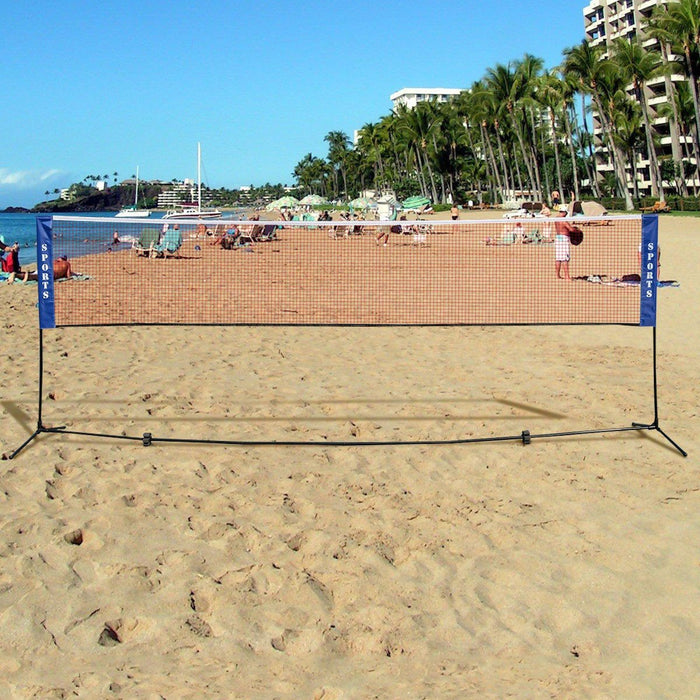 Elite Portable Volleyball Net Pool Outdoor Backyard Beach Badminton Net