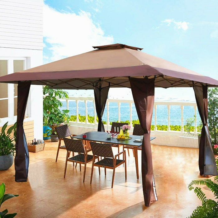Pop Up Gazebo Awning Outdoor Canopy Tent