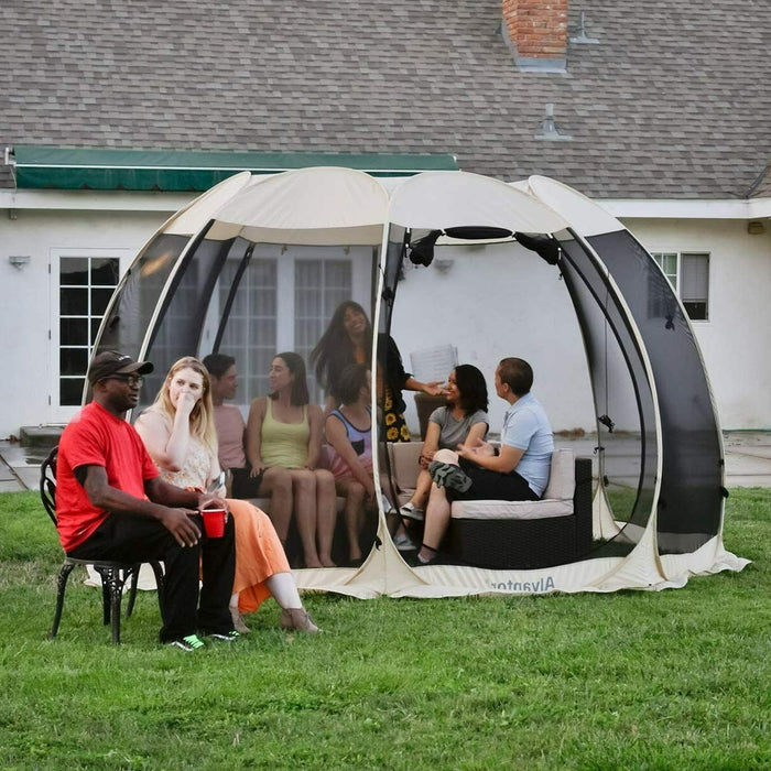 Pop up Patio Tent Gazebo Canopy Instant Shelter with Netting 10'x10'