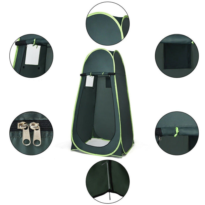 Pop Up Shower Tent Portable Camping Shower Stall Outdoor Changing Room Tent