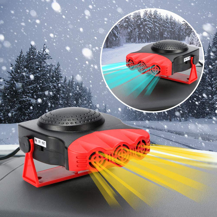 Premium Car Heater Portable Plug In Windshield Defroster 12 Volt Space Heater For Cars