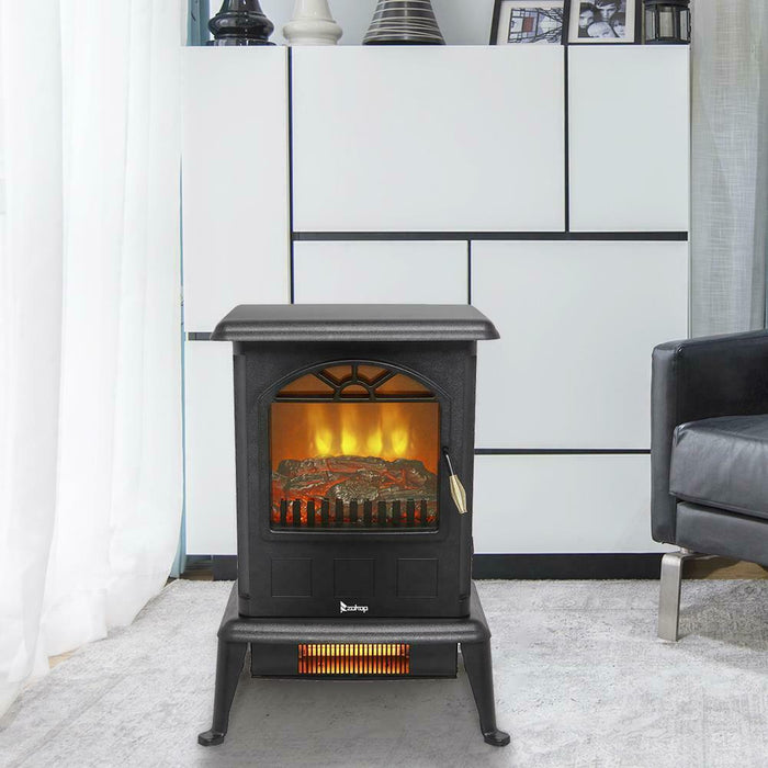Portable Electric Fireplace Space Heater
