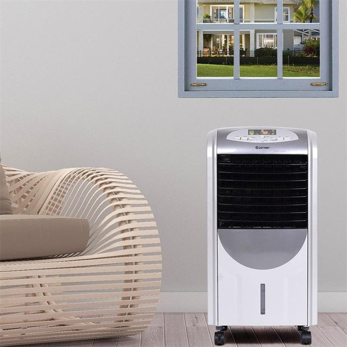 Portable Electric Space Heater and Air Conditioner Fan Humidifier AC Unit Rooms Windowless