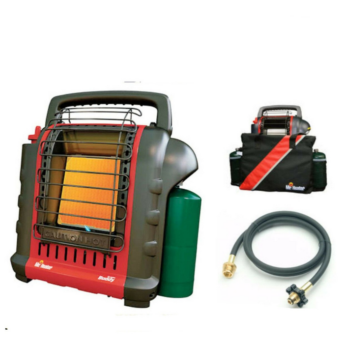 Portable Propane Heater Small Indoor Outdoor Garage Space Fire Heater