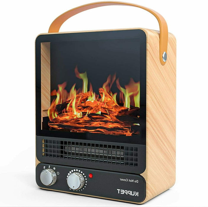 Portable Fireplace Heater Small Mini Electric Fireplace Tabletop