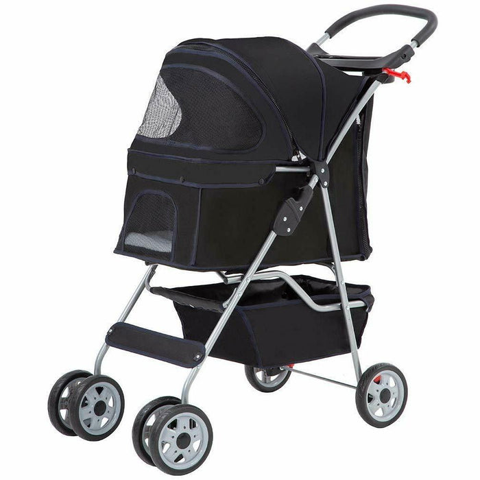 Portable Pet Carriage Stroller for Puppy Dog Cat