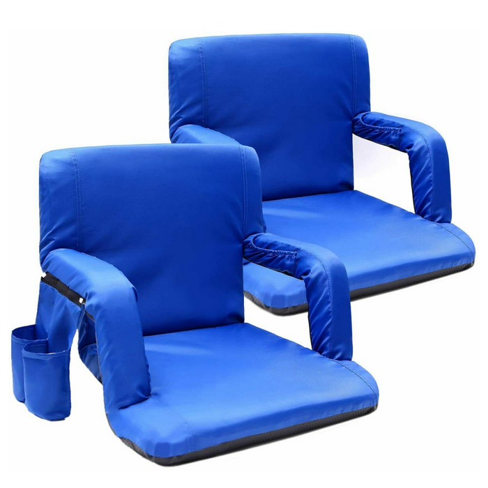 Portable Stadium Seat Chair with Padded Cushion Shoulder Straps