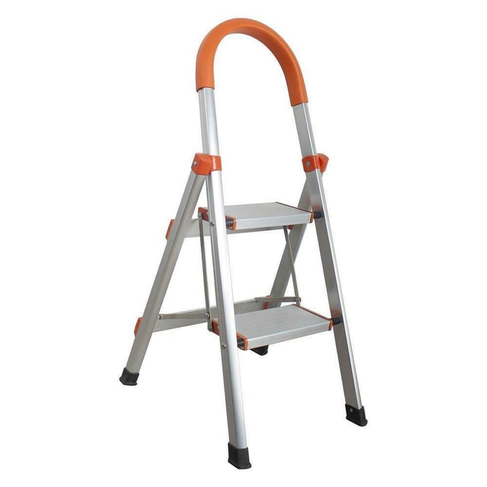 Premium 2 Step Aluminum Ladder Folding Platform Stool