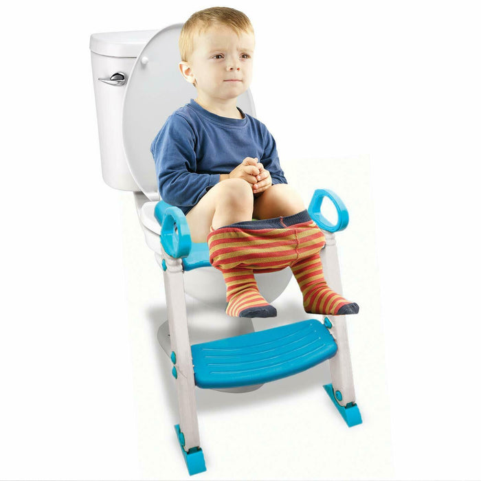 Premium 3 in 1 Potty Toilet Training Seat w/ Non-Slip Stepladder
