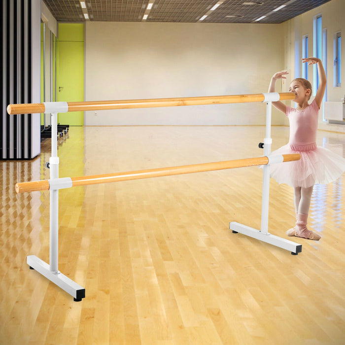 Premium Ballet Barre Freestanding Bar Leg Stretch Dance Training 6.5ft