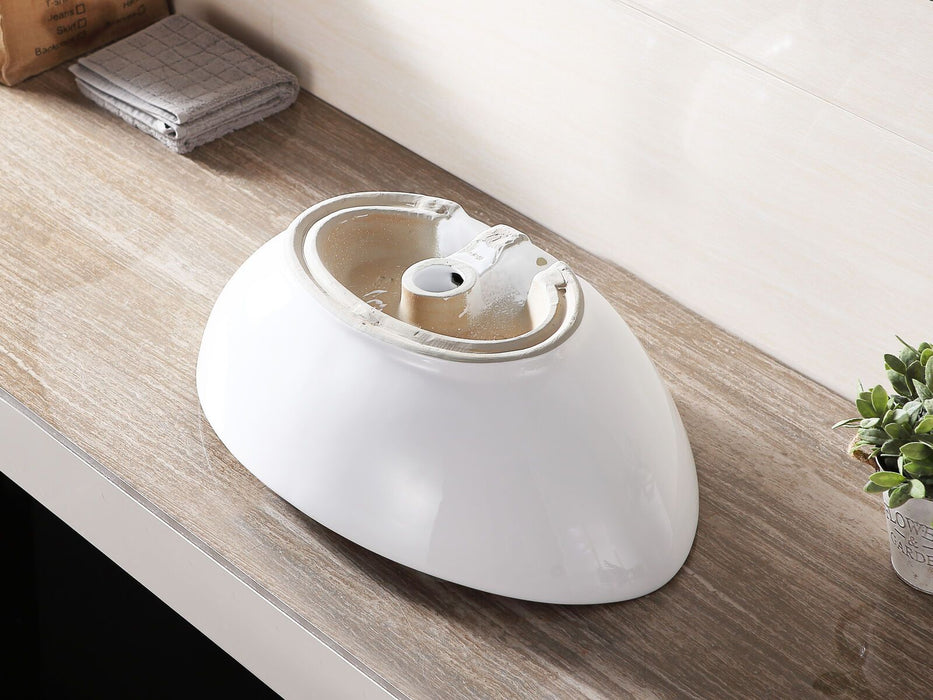 Premium Bathroom Ceramic Vessel Basin Sink Bowl Pop Up Drain Combo