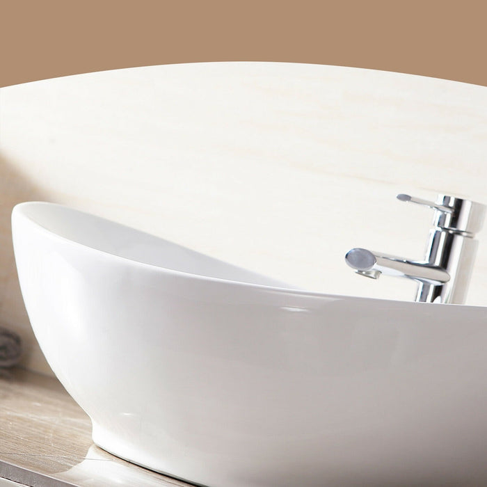 Premium Bathroom Ceramic Vessel Basin Sink Bowl Pop Up Drain Combo