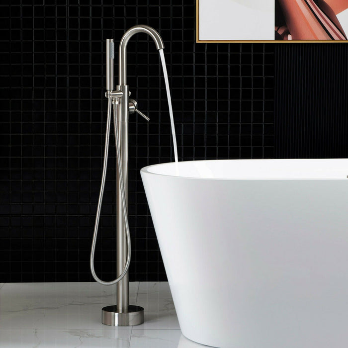 Premium Bathtub Faucet Freestanding Floor Mount Tub Filler