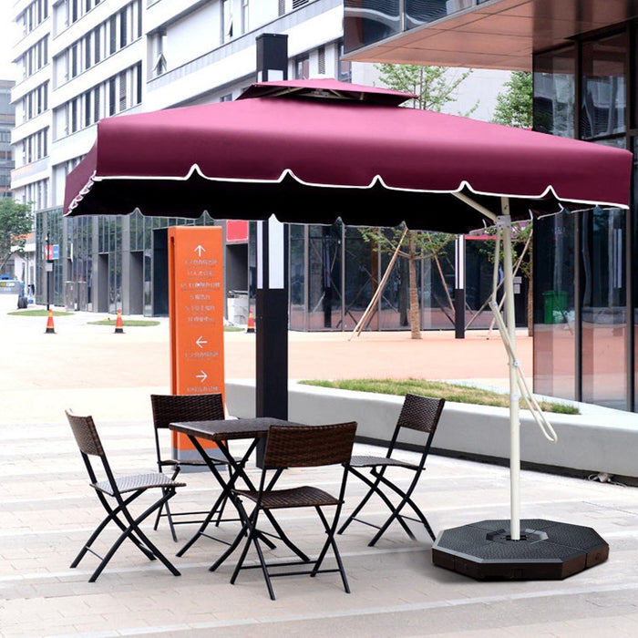 Premium Cantilever Offset Patio Umbrella Weight Base Plate Set