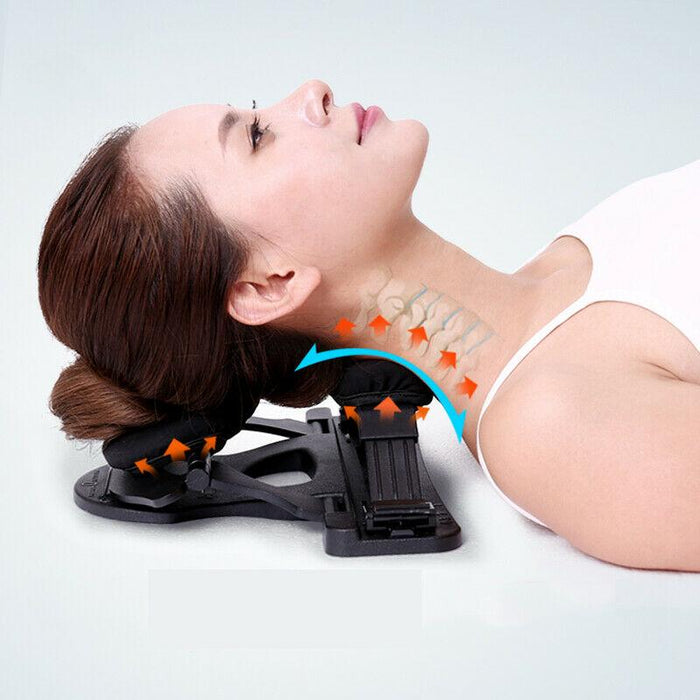 Premium Cervical Neck Traction Device Neck Stretcher Support Pillow