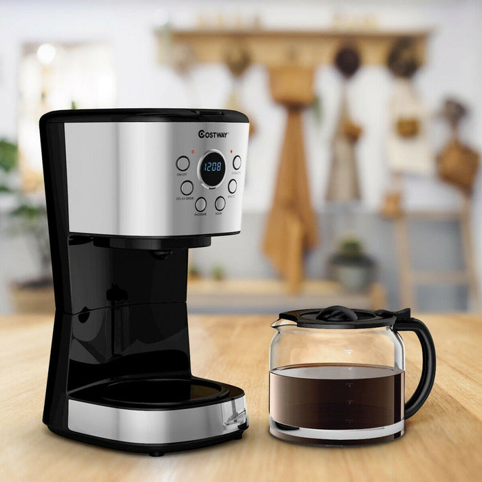 Premium Coffee Maker Brew Machine Display Programmable 12 Cup