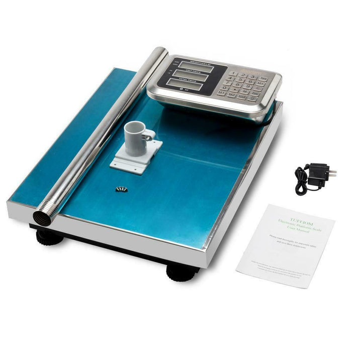 Premium Digital Floor Scale Shipping Postal Tabletop Scale 660lb