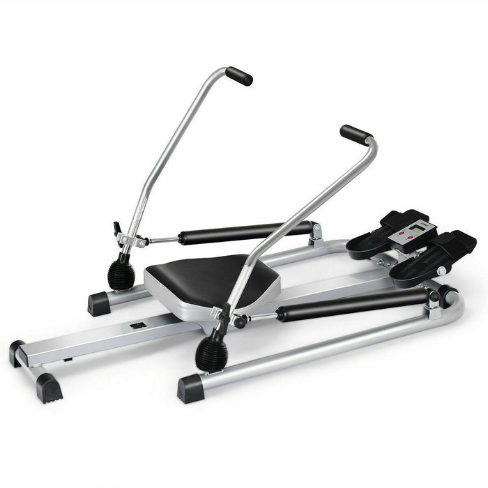 Premium Double Hydraulic Resistance Exercise Adjustable Indoor Rowing Machine