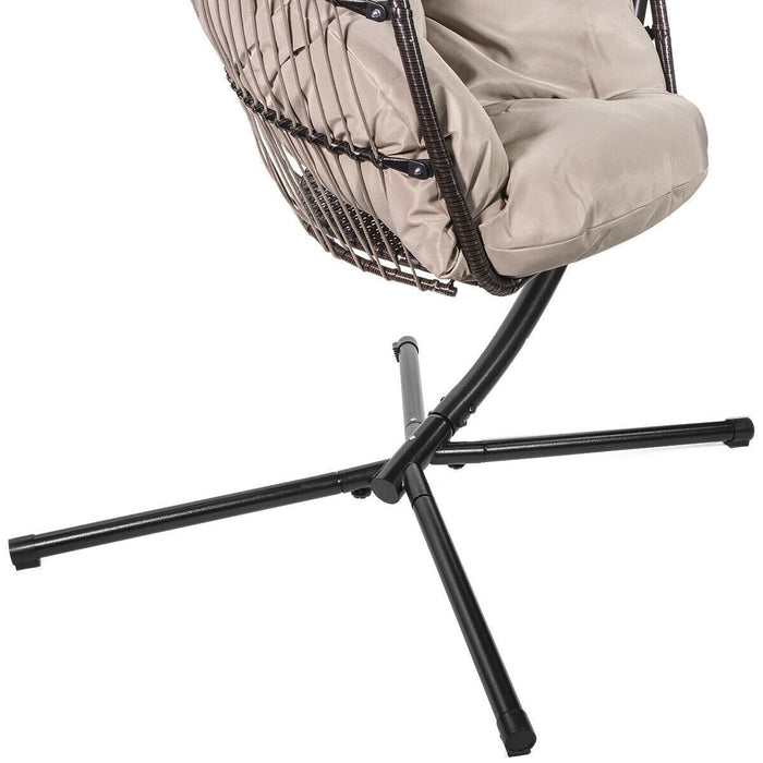 Premium Egg Chair Hanging Large Lounge Chair Patio Seat Swing