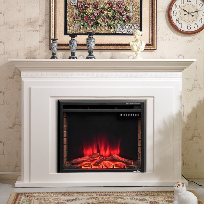 Premium Electric Fireplace Embedded Heater Wall Mounted 1500W Fireplace