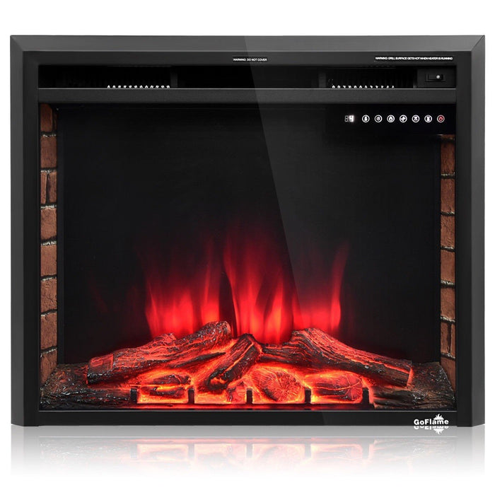 Premium Electric Fireplace Embedded Heater Wall Mounted 1500W Fireplace