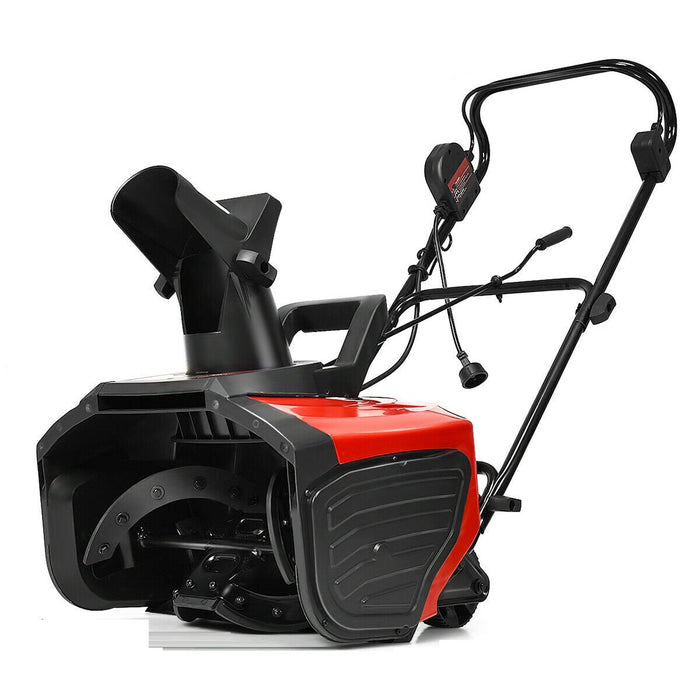 Premium Electric Snow Thrower Corded Snow Blower Outdoor 18-Inch 15 Amp