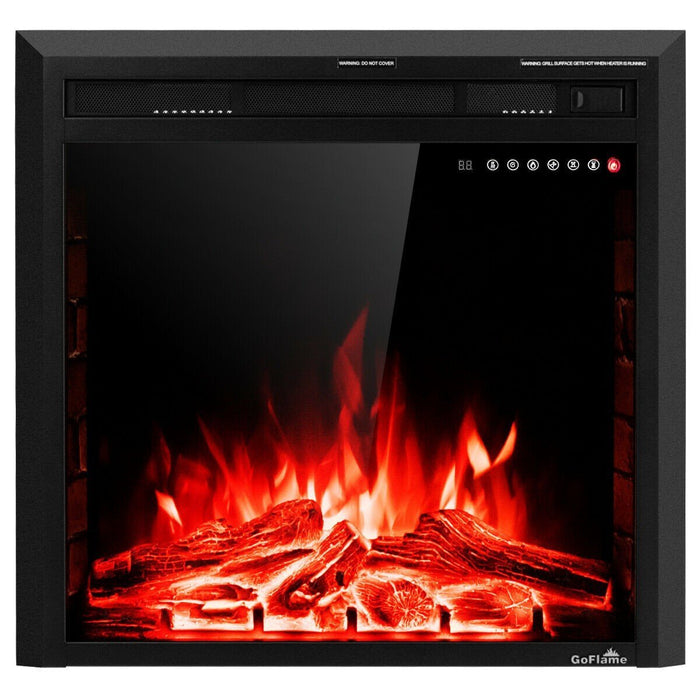 Premium Embedded Fireplace Insert Electric Wall Space Heater 1500W 26in