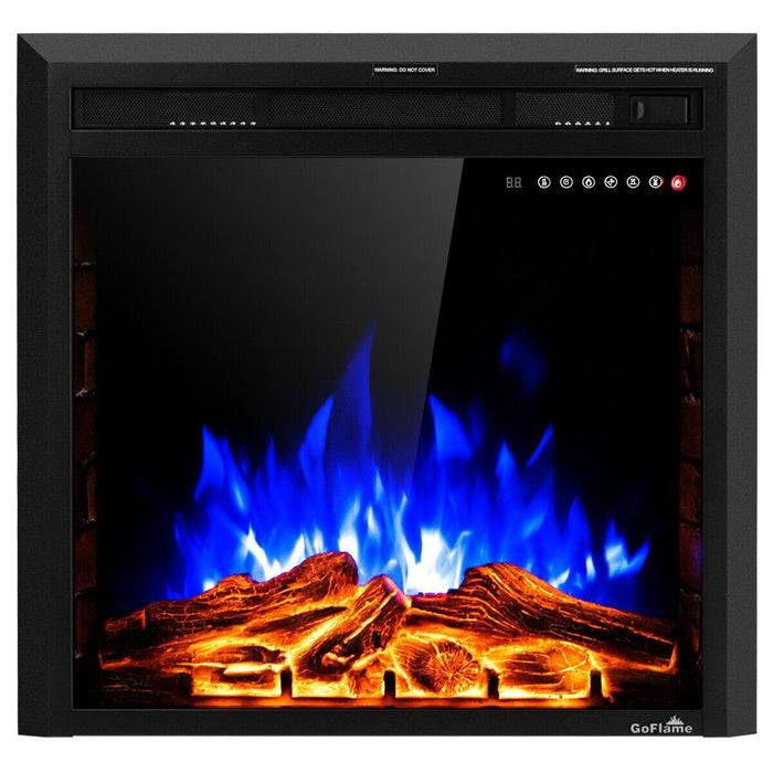 Premium Embedded Fireplace Insert Electric Wall Space Heater 1500W 26in