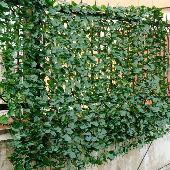 Premium Faux Ivy Leaf Decorative Privacy Fence