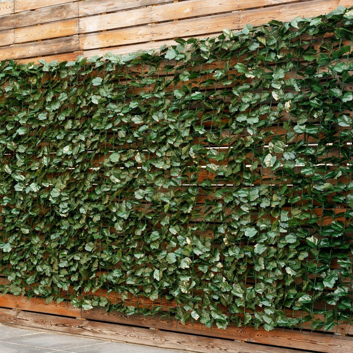 Premium Faux Ivy Leaf Decorative Privacy Fence