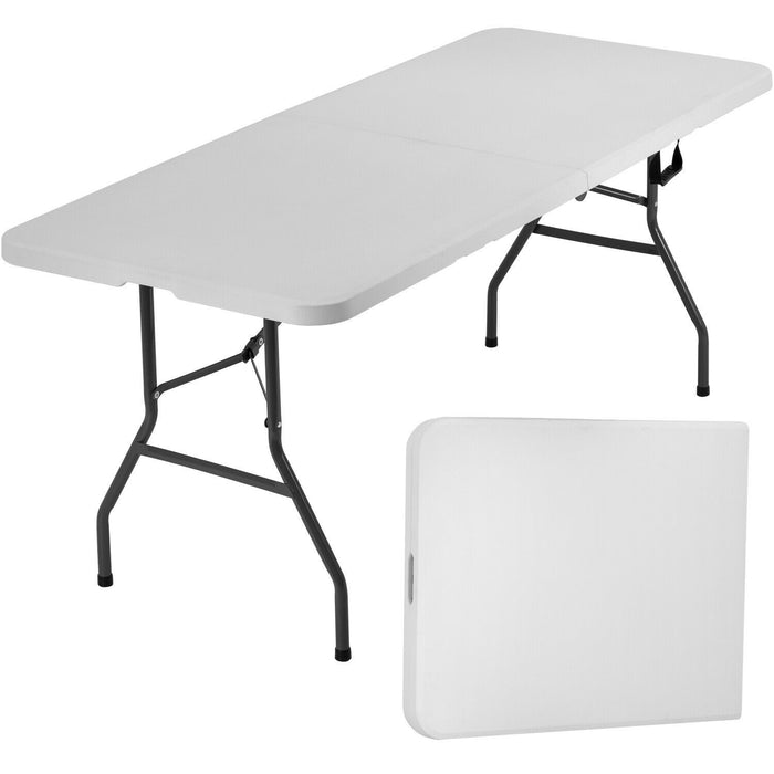 Premium Folding Camping Table 6 Foot White Table