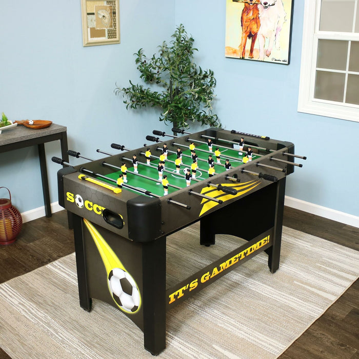 Premium Foosball Soccer Game Table Top Game Room Table
