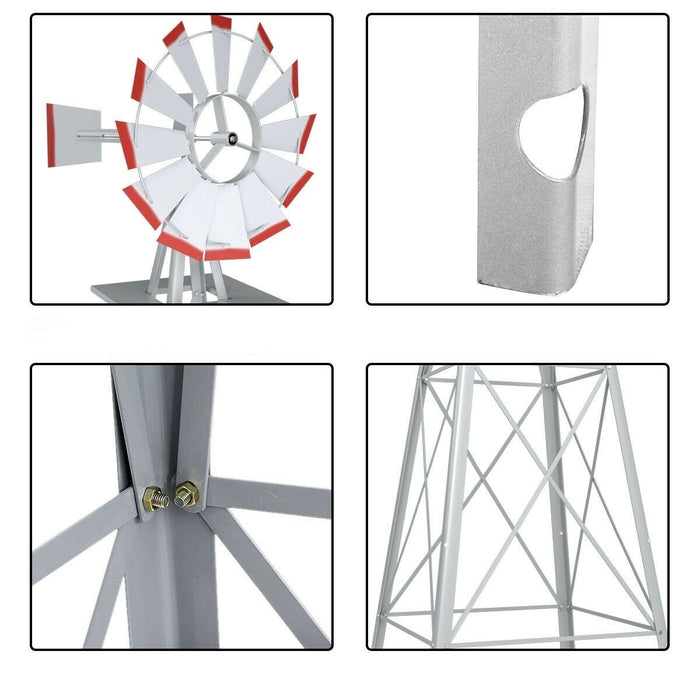 Premium Garden Yard Decorative Windmill Wheel