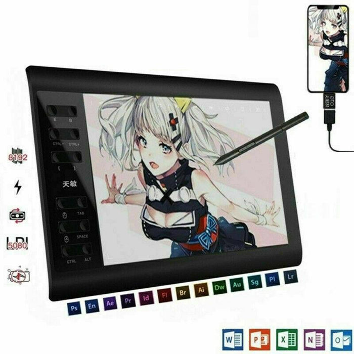 Premium Graphic Digital Drawing Art Tablet Sketch Pad with Pen