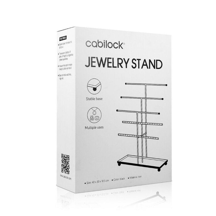 Premium Jewelry Display Stand Organizer Earrings Necklace Ring Bracelet Holder