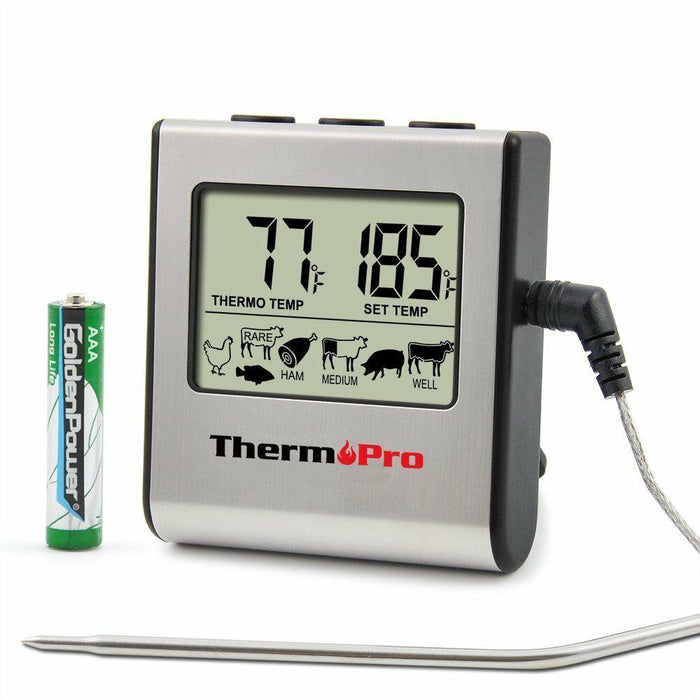 Premium Meat Thermometer Digital Food Cooking Smoker Oven