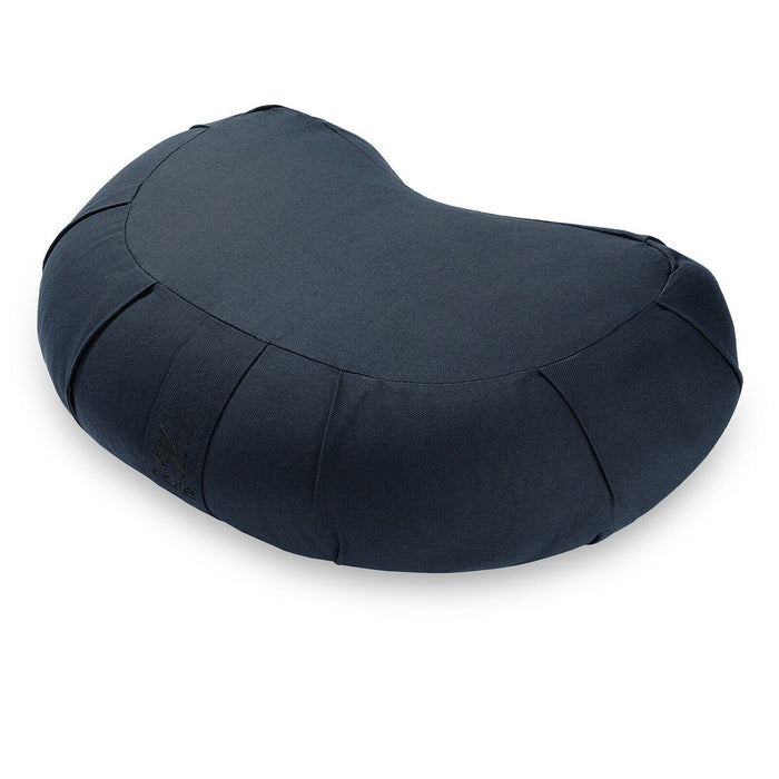 Premium Meditation Cushion Pillow Crescent Organic 17"