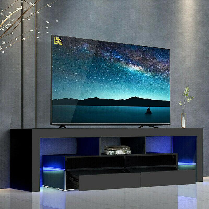 Premium Modern TV Unit Entertainment Stand Decorating LED