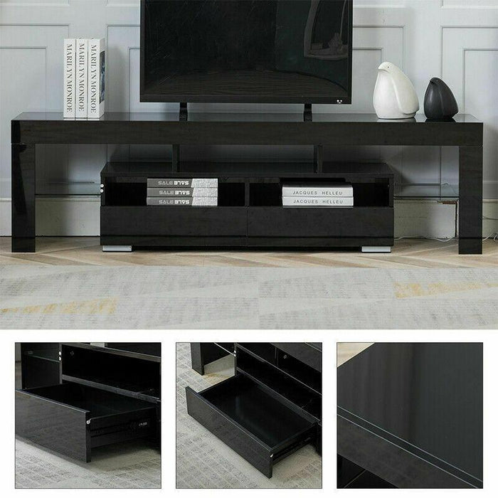 Premium Modern TV Unit Entertainment Stand Decorating LED