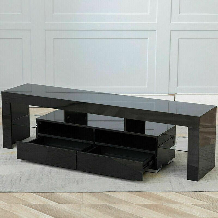 Premium Modern TV Unit Entertainment Stand Decorating LED
