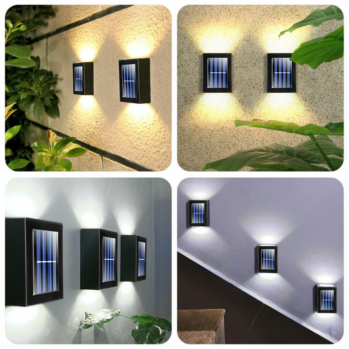 Premium Outdoor Solar Powered Patio LED Deck Rail Lighting