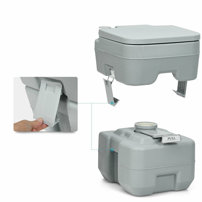 Premium Portable Camping Toilet Travel Potty Restroom for Camping Hiking