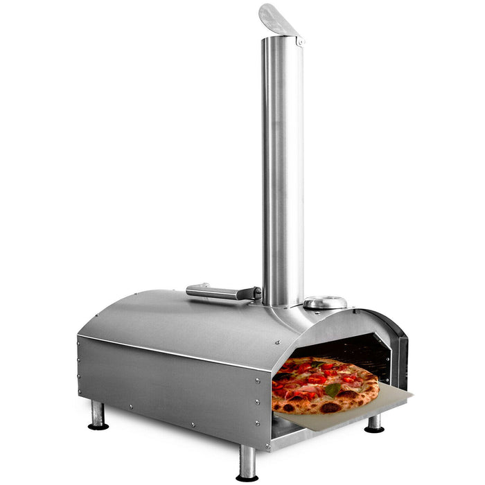 Premium Portable Outdoor Pizza Oven 2-in-1 Pizza & Grill for Backyard