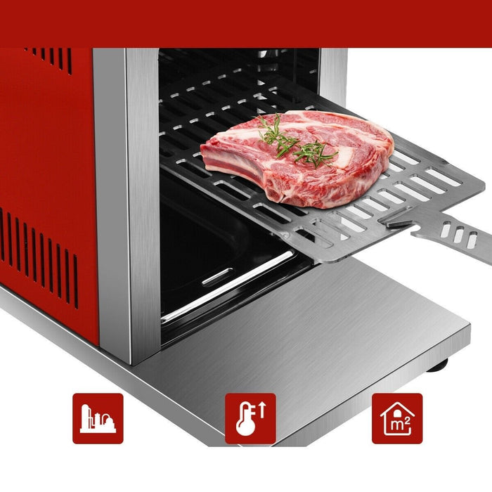 Premium Propane Infrared Steak Grill BBQ Stainless Steel Single Burner