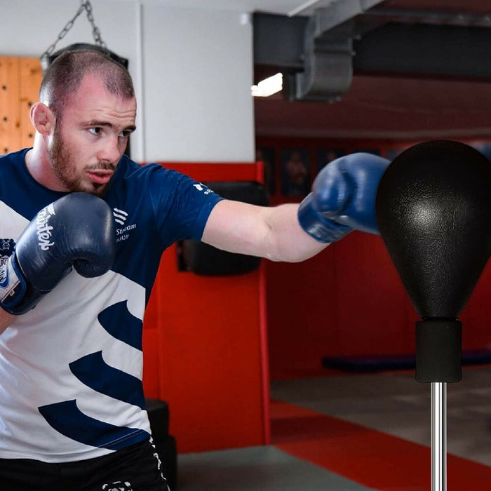 Premium Punching Bag Boxing Set Stand Adjust Ball Adults Reflex Sport