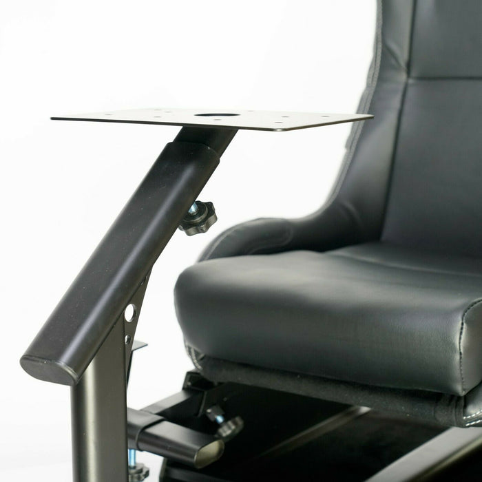 Premium Racing Seat Gaming Chair Simulator Cockpit Steering Wheel Stand