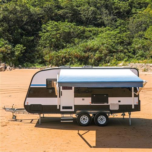 Premium RV Awning Camper Trailer Motorized Retractable Canopy