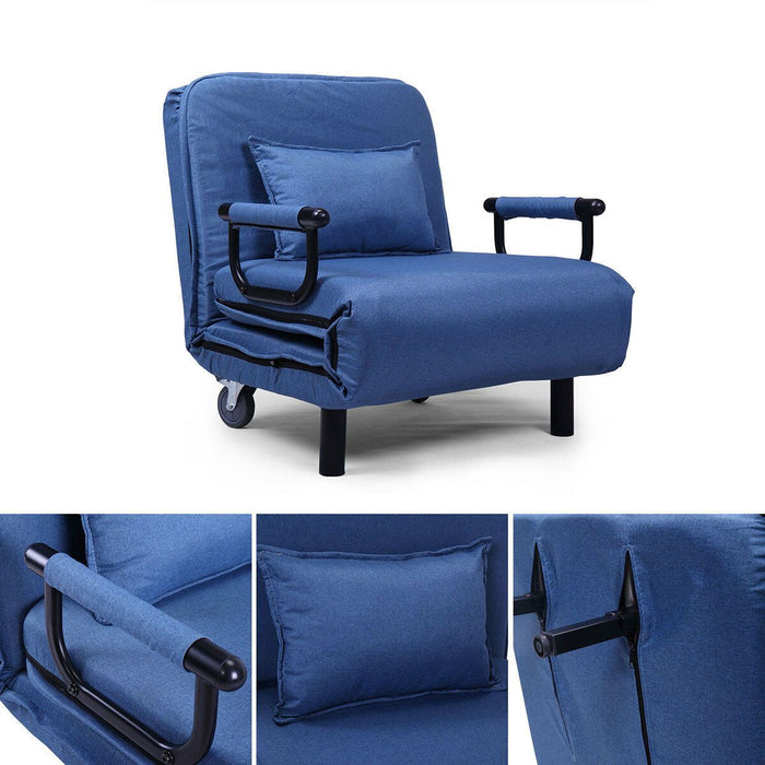 Premium Sofa Bed Folding Arm Chair Width Convertible Sleeper Recliner