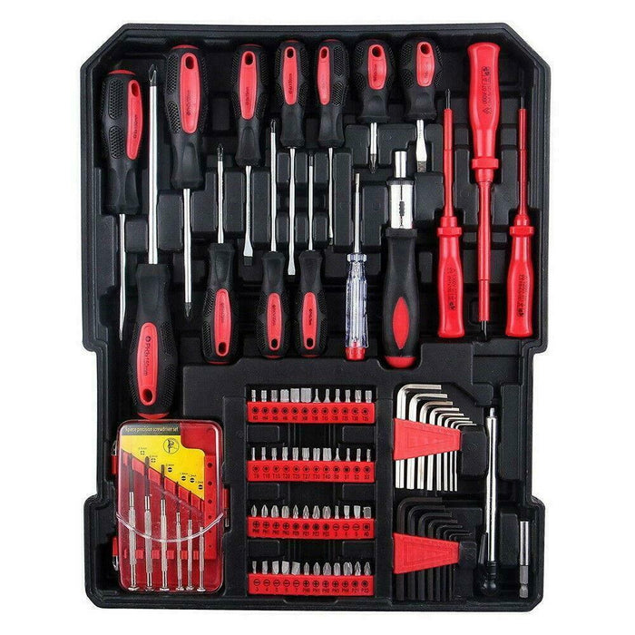 Premium Tool Set Kit Wrenches Socket w/ Trolley Case