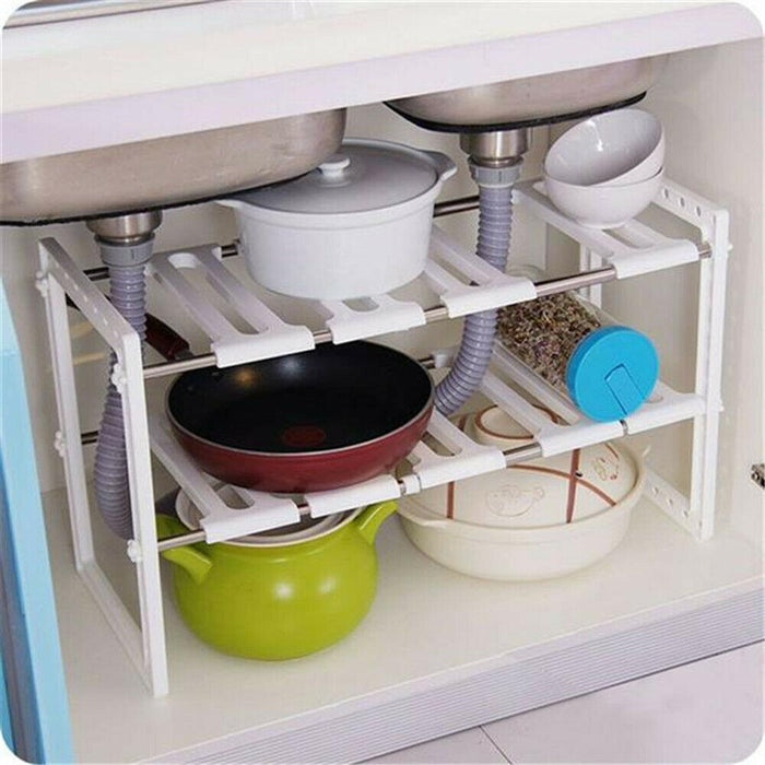 Premium Under Sink Organizer Expandable Storage Cabinet